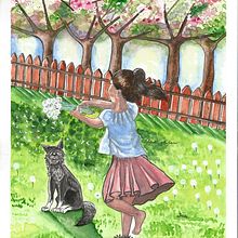 My project in Storytelling through Watercolor Illustration course .  project by Marlena Czarnacka - 01.04.2021
