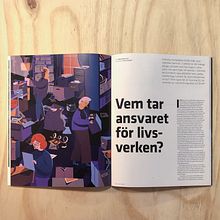 Editorial illustration: Fotografisk Tidskrift. Digital Drawing, Digital Illustration, Editorial Design, Editorial Illustration, and Traditional illustration project by Emma Hanquist - 12.20.2020