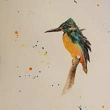 My project in Artistic Watercolor Techniques for Illustrating Birds course. Watercolor Painting project by Debi Garrett - 01.04.2021