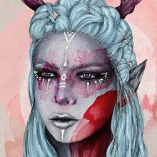 Mi Proyecto del curso: Retrato ilustrado con Procreate. Een project van  Portrettekening y Traditionele illustratie van Mafe Pico - 05.01.2021