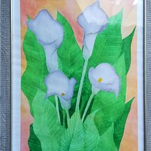 Mi Proyecto del curso: Técnicas de acuarela en negativo para ilustración botánica. Watercolor Painting project by danacampino - 01.04.2021