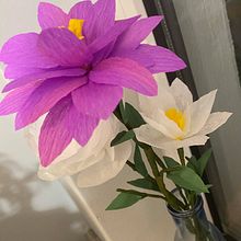 My project in Paper Flower Craft Techniques course . % Arina Miteva tarafından hazırlanan Kağıt El Sanatları projesi - 01.04.2021