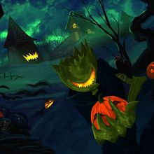 Hallowen 2019. Concept Art, Digital Drawing, and Traditional illustration project by Paolo Rossi - 01.04.2019