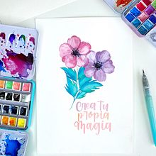 Colección: Acuarelas botánicas y letras en acuarelas metálicas . Calligraph, H, Lettering, Botanical Illustration, Lettering, and Watercolor Painting project by Letters by Jess - 01.04.2021