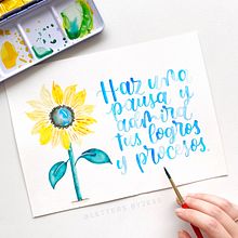 Colección: Letras y acuarelas botánicas . Calligraph, H, Lettering, Botanical Illustration, Lettering, and Watercolor Painting project by Letters by Jess - 01.04.2021