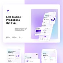 Predecy | Landing Page and Mobile App UX/UI . Un progetto di Design, Progettazione di applicazioni, Design interattivo, Web design, Motion graphics e UX / UI di Brian Fierro - 27.01.2021