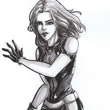 Mi Proyecto del curso: Diseño de personajes femeninos para cómics. Traditional illustration & Ink Illustration project by Melanie Díaz Lara - 01.05.2021