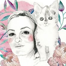 My project in Portrait Illustration with Analog and Digital Techniques course . % Sarah Faber tarafından hazırlanan Geleneksel illüstras, Ve on projesi - 01.05.2021