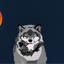 Lobo aullando. Un proyecto de Animación e Ilustración tradicional de Alexn Raven Muriel Maturana Meza - 05.09.2020