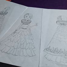 Creación de personaje, bruja victoriana. . Un proyecto de Dibujo y Diseño de personajes de Oriana Garzón Montoya - 23.06.2020