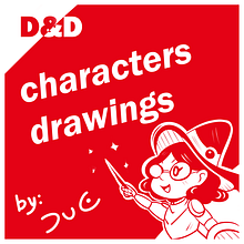 Desenhos para Mesas de Dungeons and Dragons. Comic, Concept Art, Digital Drawing, Manga, and Traditional illustration project by Clara de Paiva Laureano - 01.06.2021