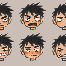 Meu projeto do curso: Design de personagens para animação com Photoshop. 2D Animation, Character Design, and Traditional illustration project by Lika Maekawa - 01.05.2021