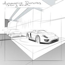 Miscellaneous Automotive Event and Retail Sketches . Digital Illustration, and Sketching project by Timo Mueller - 01.15.2021