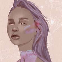 My project in Illustrated Portraits with Procreate course . Ilustrație editorială & Ilustrație tradițională de Gabrielle Jane - 01.06.2021