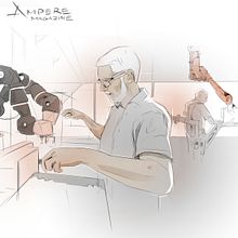 Ampere Magazine. Projekt z dziedziny Ilustracja c, frowa i Sketching użytkownika Timo Mueller - 06.01.2021
