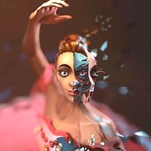 Máscara de Sombras. Un projet de 3D, Conception de personnages 3D, Illustration traditionnelle, Modélisation 3D et Illustration numérique de Viena Bantulà - 10.03.2019