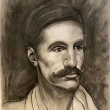 My project in Realistic Portraits Using Charcoal course Ein Projekt aus dem Bereich Malerei mit Acr, l und Artistische Zeichnung von Nathalie Titterton - 06.01.2021