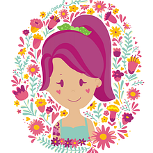 Meu projeto do curso: Retrato ilustrado com elementos botânicos, com Isadora Zeferino Ein Projekt aus dem Bereich Digitale Illustration und Botanische Illustration von Carol Nakamura - 07.01.2021