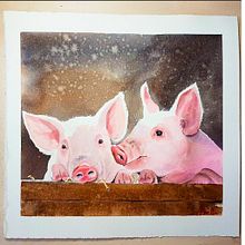 Animal painting Ein Projekt aus dem Bereich Artistische Zeichnung, Traditionelle Illustration, Malerei und Aquarellmalerei von Ana Wilhelm - 07.01.2021