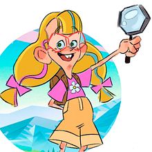 Mi Proyecto del curso: Chloe. Un proyecto de Diseño de personajes, Ilustración tradicional, Ilustración digital e Ilustración infantil de Gabi García - 09.01.2021