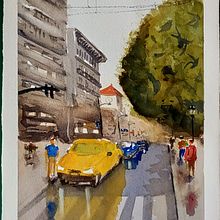 Mi Proyecto del curso: Paisajes urbanos en acuarela Ein Projekt aus dem Bereich Aquarellmalerei von Juan Luis - 07.01.2021