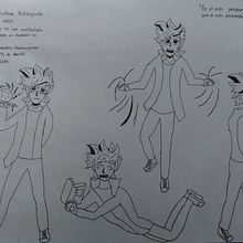 Mi Proyecto del curso: Creación de personajes manga. Traditional illustration project by Pipe Espíndola - 01.07.2021