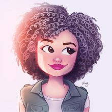 Meu projeto do curso: Retrato de personagens femininas com Procreate. Un progetto di Illustrazione digitale di Nany Ferreira - 10.01.2021