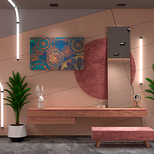 Camerino Ein Projekt aus dem Bereich 3D, Innenarchitektur, Dekoration von Innenräumen, Innendesign, Innenarchitektur und 3-D-Modellierung von Jonatan Siria Sanchez - 29.11.2020