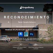 CURSO RENDERIZACIÓN PROFESIONAL Ein Projekt aus dem Bereich ArchVIZ von René Zavala Velasco - 21.09.2024