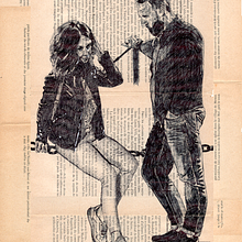 Escena en Roma. Desenho realista e Ilustração com tinta projeto de Begoña Blázquez Parro - 08.01.2021