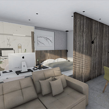 Meu primeiro studio. Interior Architecture project by Marô Reis - 01.08.2021