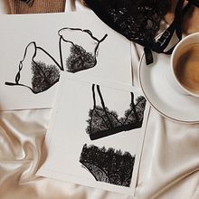 Lingerie Illustration Ein Projekt aus dem Bereich Traditionelle Illustration und Aquarellmalerei von Karina Giada - 08.01.2021