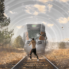 Never give up. Photomontage project by Oscar Mangas - 01.08.2021