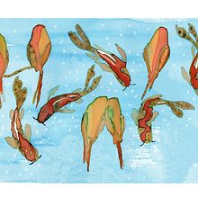 Debaixo d' àgua tudo era mais bonito (2021). Un progetto di Disegno, Disegno artistico, Illustrazione tradizionale, Pittura e Pittura ad acquerello di Ana Carolina Diniz - 02.01.2021