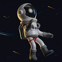 Perdido en el espacio. Un proyecto de 3D, Diseño 3D, Diseño de personajes, Diseño de personajes 3D e Ilustración tradicional de gerardo_escalante_85 - 08.01.2021