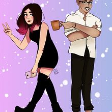 Commission . Digital Illustration project by Luiza Castro - 01.09.2021