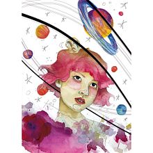 Mi Proyecto del curso: Retrato ilustrado en acuarela. Un proyecto de Concept Art, Creatividad e Ilustración tradicional de Ana Pereyra - 09.01.2021