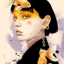 My project in Illustration Techniques with Digital Watercolor course. Digital Drawing, Digital Illustration, and Digital Painting project by anna.gonzalez - 01.10.2021