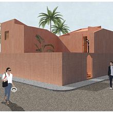 My project in Architectural Visualization Using Digital Collage course. Un progetto di Illustrazione architettonica, Architettura e Illustrazione tradizionale di Sidharth Jain - 30.07.2020