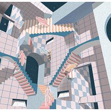 Re-Interpreting Escher's Relativity. Un progetto di Illustrazione digitale e Illustrazione tradizionale di Sidharth Jain - 29.07.2020
