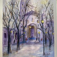 Paisajes urbanos en acuarela?. Watercolor Painting project by Marina Noirdis - 01.10.2021