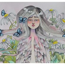 Lady bird. Fine Arts project by Geraldine Vincent - 01.10.2021