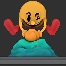 Pacman Fan Art. Un progetto di 3D di Edgardo Navarrete - 11.10.2020
