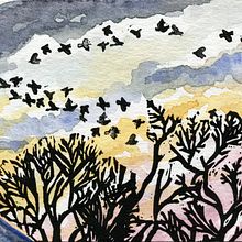 Almost Winter. Watercolor Painting project by Julie Polt - 01.11.2021