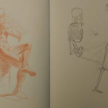Estudios anatómicos y figura humana. Drawing, and Figure Drawing project by Jesús - 01.11.2021