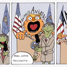 Trump meets The Muppets. Comic project by Dalia Carvajal Celma - 01.11.2021