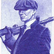 Peaky Blinders fanart. Ink Illustration project by Dalia Carvajal Celma - 01.11.2021
