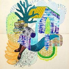 My project in Illustration Techniques to Unlock your Creativity course. Collage, Creativit, Drawing, Embroider, Pencil Drawing, and Sketching project by Esther Middel - 02.27.2021