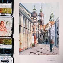 My project in Architectural Sketching with Watercolor and Ink course . % charlotte_zhang tarafından hazırlanan Mimari İllüstras, on, Sulubo, Ve a Resim projesi - 01.11.2021