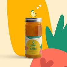 Piña con Amor. Br, ing, Identit, Design, and Graphic Design project by Bosque - 01.11.2021